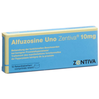 ALFUZOSINE Uno Zentiva Ret Tabl 10 mg 10 Stk