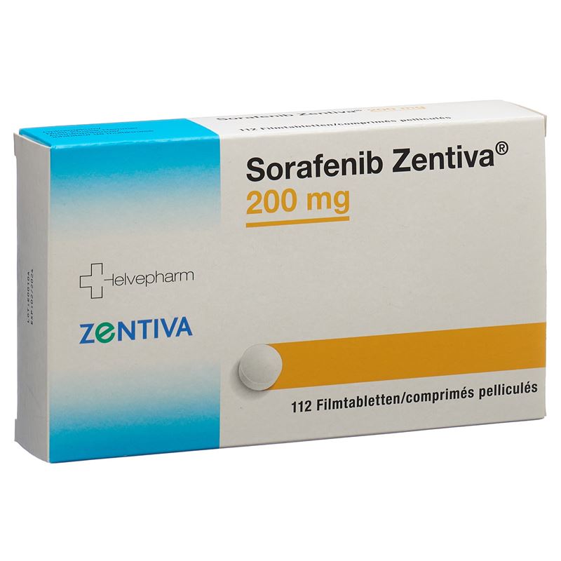 SORAFENIB Zentiva Filmtabl 200 mg 112 Stk