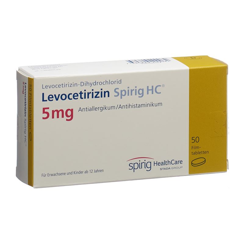 LEVOCETIRIZIN Spirig HC Filmtabl 5 mg 50 Stk – Hausarzt Shopping