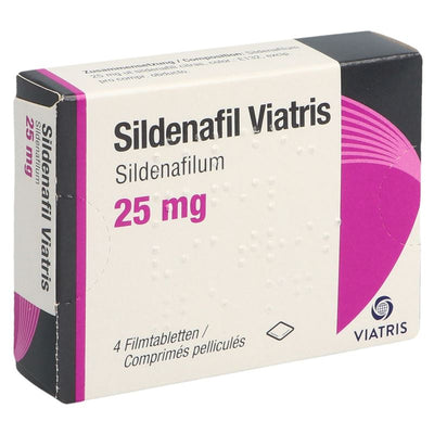 SILDENAFIL Viatris Filmtabl 25 mg 4 Stk