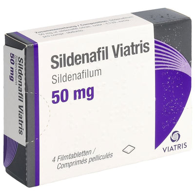 SILDENAFIL Viatris Filmtabl 50 mg 4 Stk