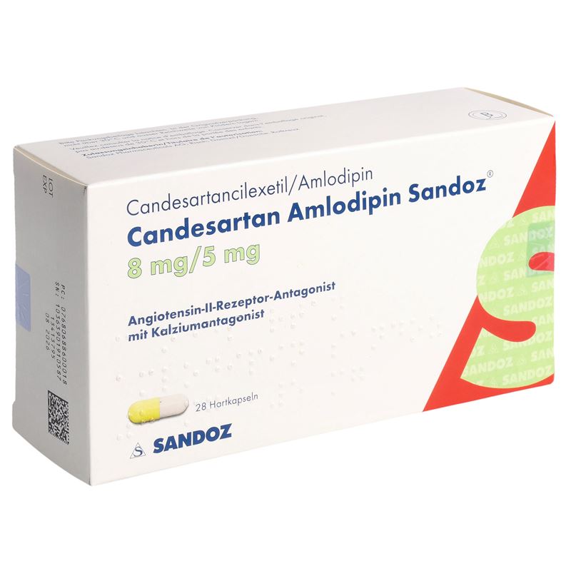 CANDESARTAN Amlodipin Sandoz Kaps 8/5mg 28 Stk – Hausarzt Shopping