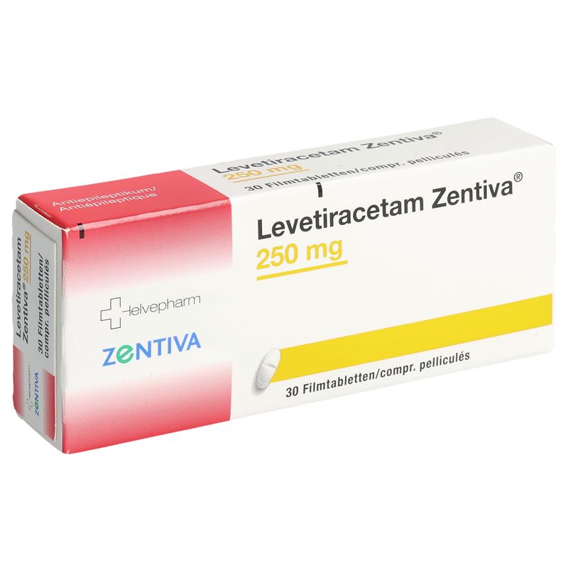 LEVETIRACETAM Zentiva Filmtabl 250 mg 30 Stk
