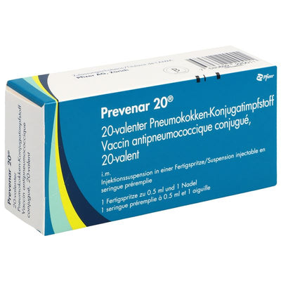 PREVENAR 20 Inj Susp Fertspr 0.5 ml