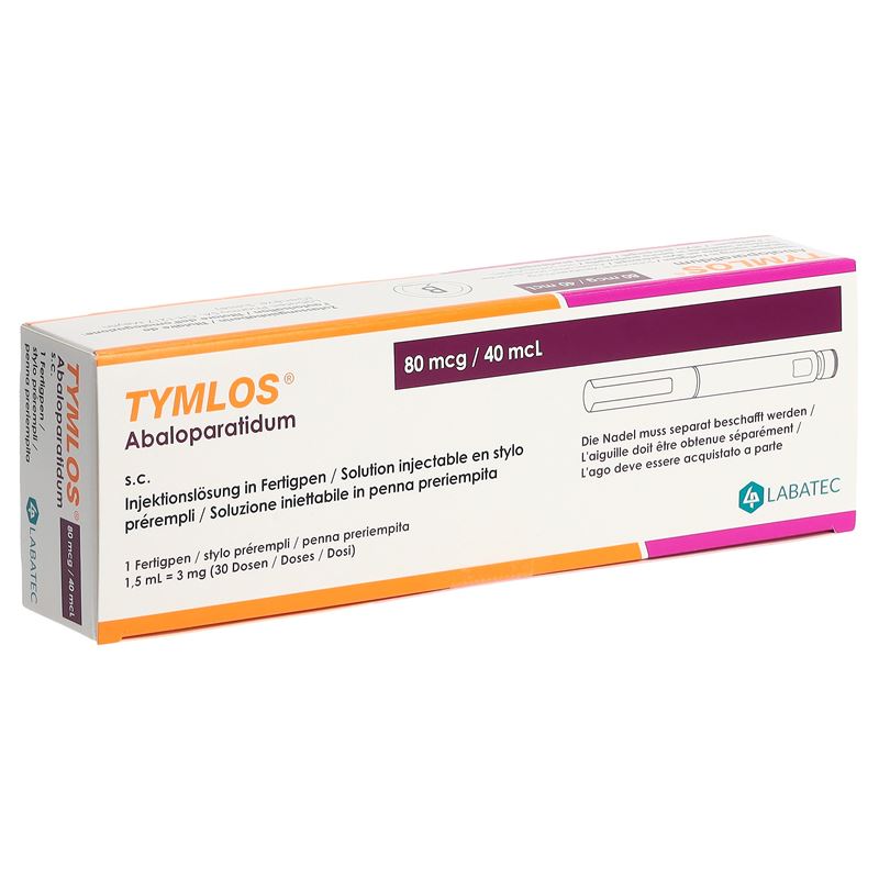 TYMLOS Inj Lös 80 mcg/0.04ml Fertpen 0.04 ml