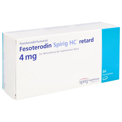 FESOTERODIN Spirig HC Ret Tabl 4 mg 84 Stk