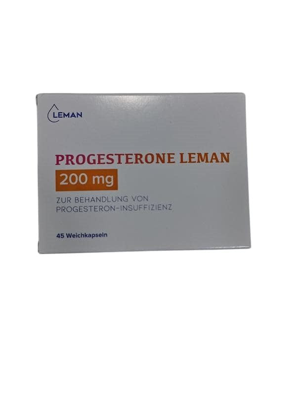 PROGESTERONE Leman Weichkaps 200 mg 45 Stk