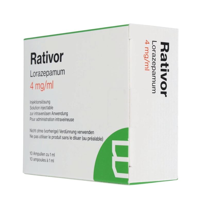 RATIVOR Inj Lös 4 mg/ml 10 Amp 1 ml