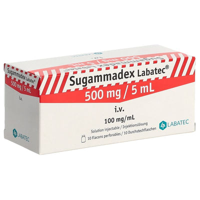 SUGAMMADEX Labatec Inj Lös 500 mg/5ml 10 Stk