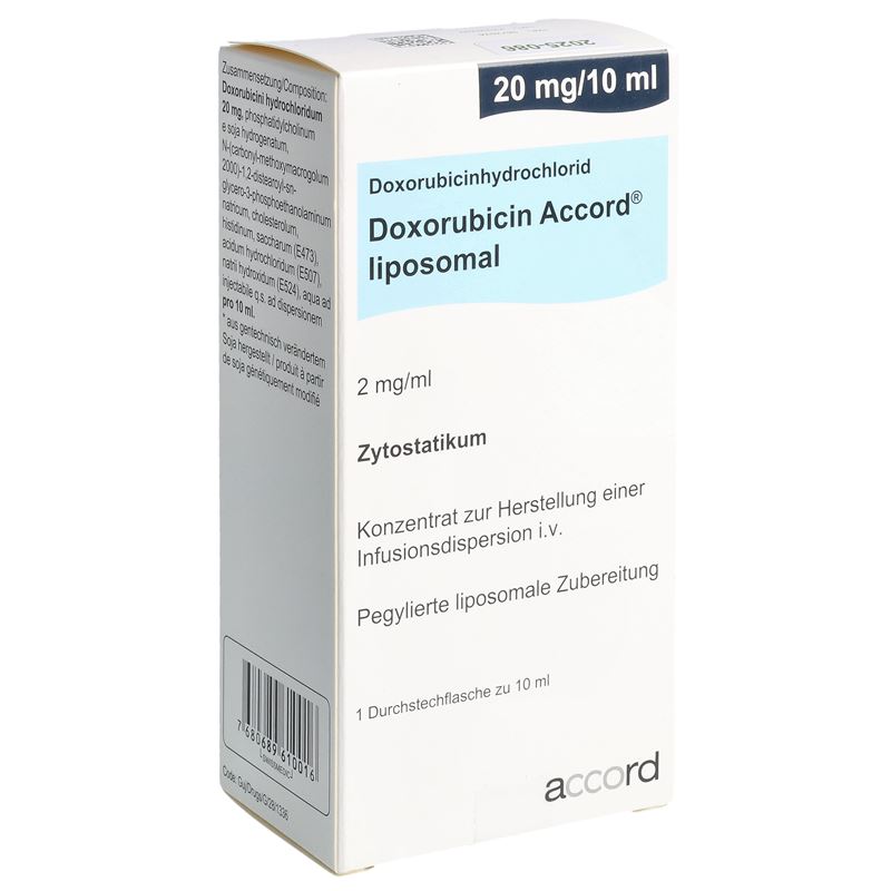 DOXORUBICIN Accord liposomal Inf Konz 20 mg/10ml