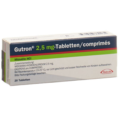 GUTRON Tabl 2.5 mg 20 Stk