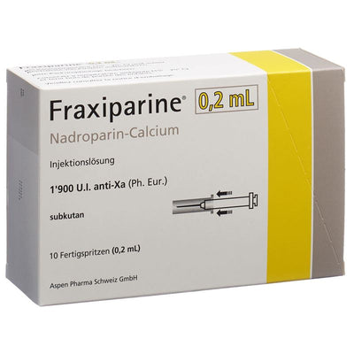 FRAXIPARINE 0.2 ml Inj Lös 10 Fertspr 0.2 ml