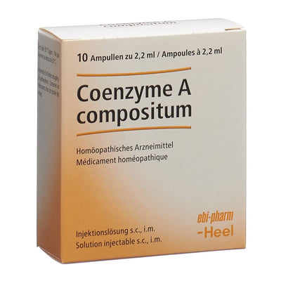 COENZYME A COMP Heel Inj Lös 10 Amp 2.2 ml