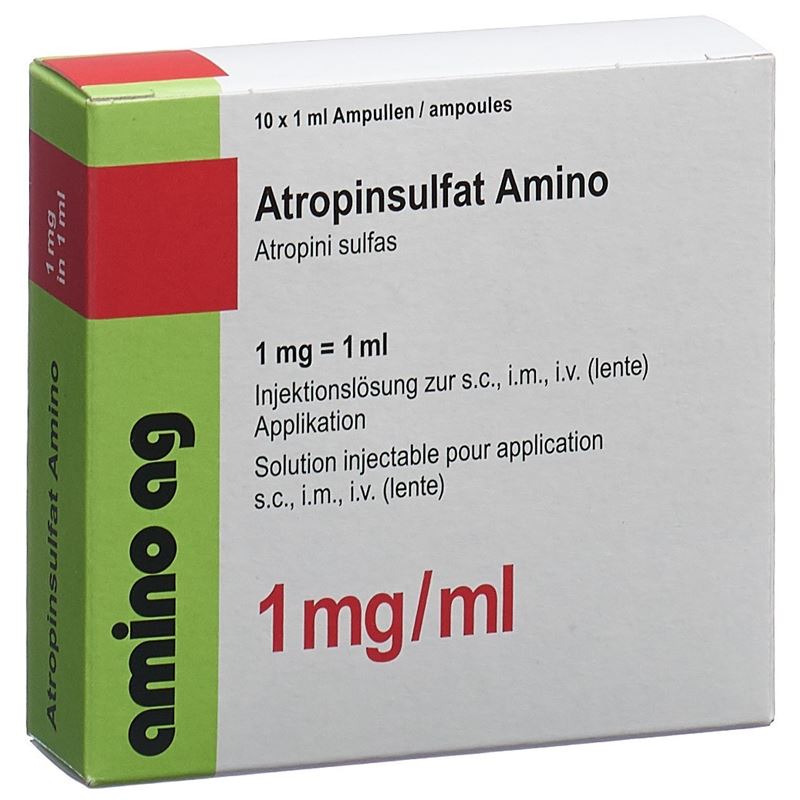 ATROPINSULFAT Amino 1 mg/ml 10 Amp 1 ml
