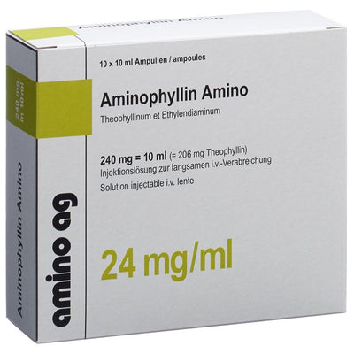 AMINOPHYLLIN Amino 240 mg/10ml 10 Amp 10 ml