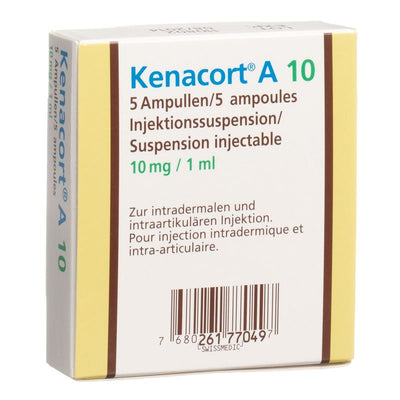KENACORT A 10 Inj Susp 10 mg/ml 5 Amp 1 ml