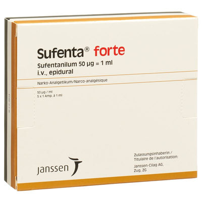SUFENTA forte Inj Lös 50 mcg/ml 5 Amp 1 ml