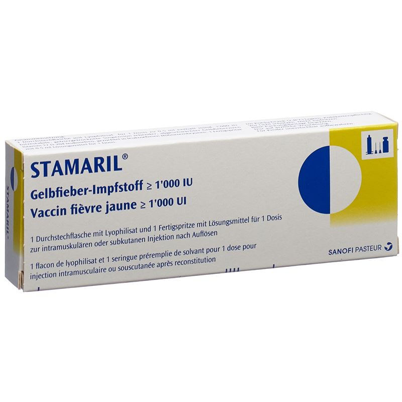 STAMARIL Impfstoff Trockensub c Solv Durchstf