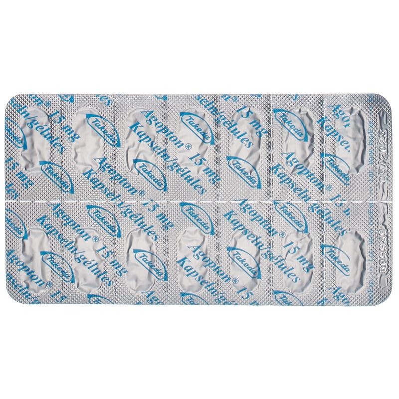 AGOPTON Kaps 15 mg 112 Stk - CONTENTBACK