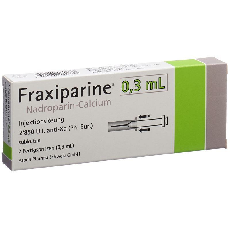 FRAXIPARINE 0.3 ml Inj Lös 2 Fertspr 0.3 ml