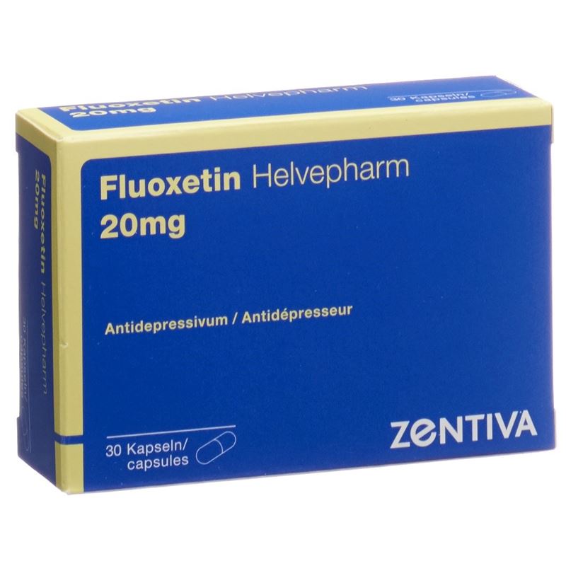 FLUOXETIN Helvepharm Kaps 20 mg 30 Stk