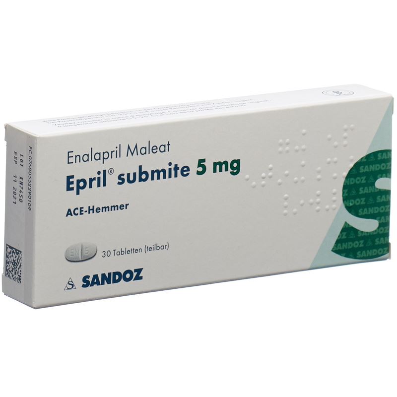EPRIL submite Tabl 5 mg 30 Stk – Hausarzt Shopping