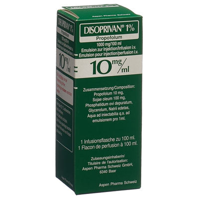 DISOPRIVAN 1% 1 g/100ml Durchstf 100 ml
