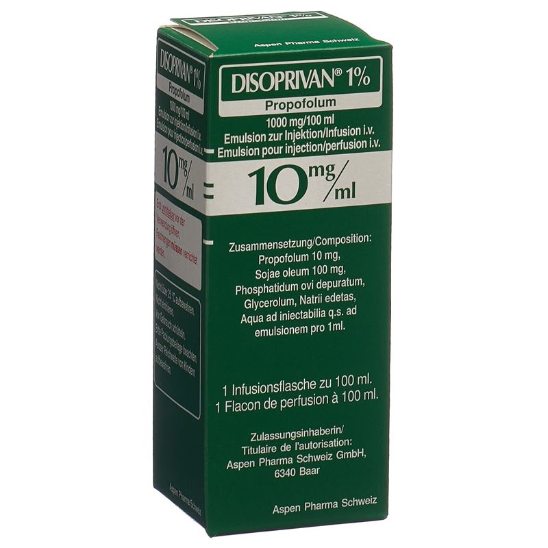 DISOPRIVAN 1% 1 g/100ml Durchstf 100 ml