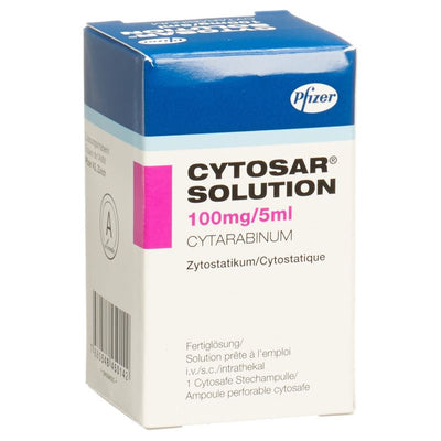 CYTOSAR Solution Inj Lös 100 mg/5ml Onco-Tain 5 ml