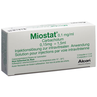 MIOSTAT Inj Lös 12 Durchstf 1.5 ml