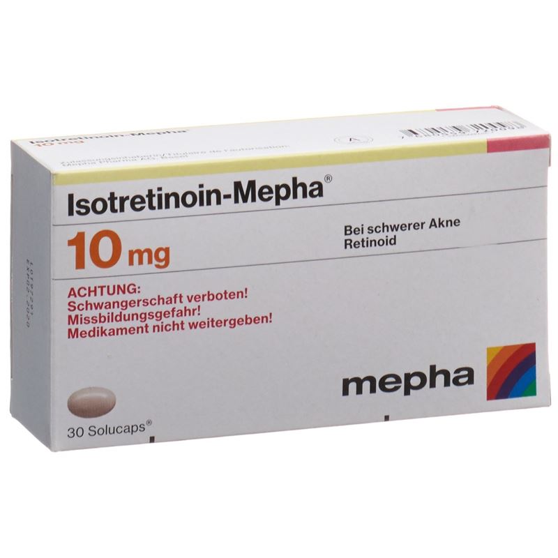 ISOTRETINOIN Mepha Solucaps 10 mg 30 Stk – Hausarzt Shopping