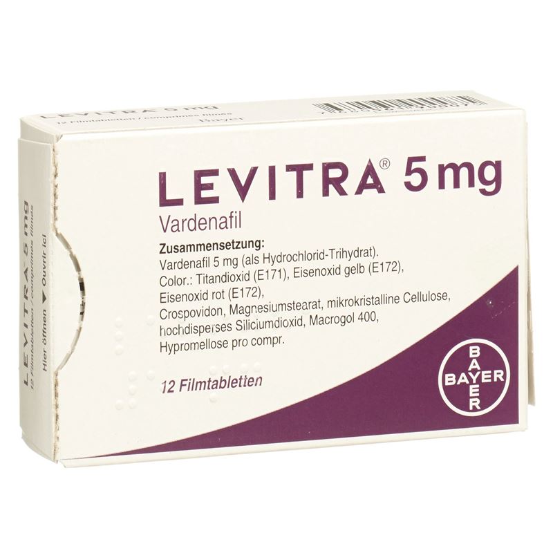 LEVITRA Filmtabl 5 mg 12 Stk – Hausarzt Shopping