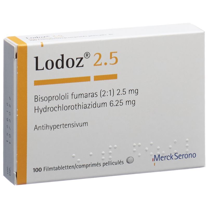 LODOZ 2.5 Filmtabl 2.5/6.25mg 100 Stk