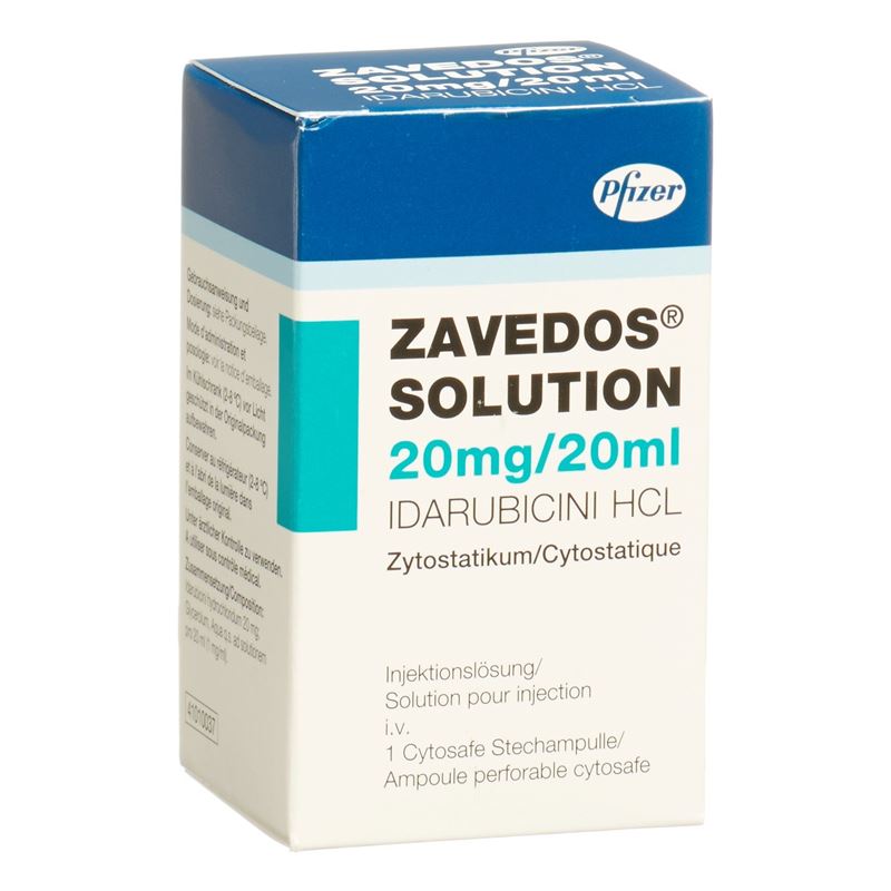 ZAVEDOS Solution Inj Lös 20 mg/20ml Cytosafe