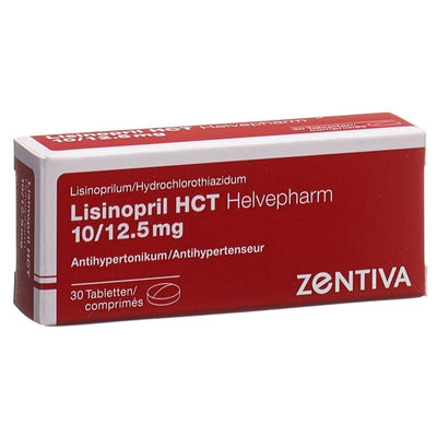 LISINOPRIL HCT Helvepharm Tabl 10/12.5 30 Stk