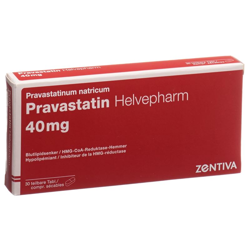PRAVASTATIN Helvepharm Tabl 40 mg 30 Stk