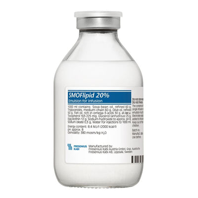 SMOFLIPID Inf Emuls 20 % 250ml Glasfl 10 Stk