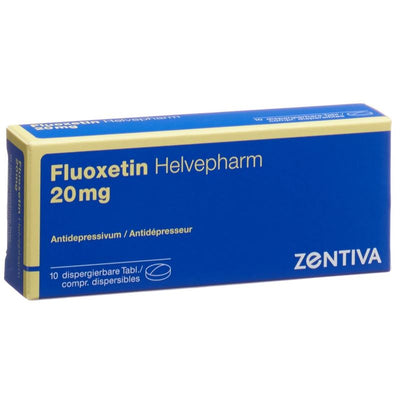FLUOXETIN Helvepharm Disp Tabl 20 mg 10 Stk