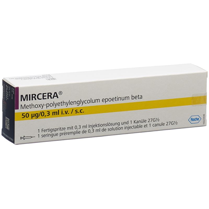 MIRCERA Inj Lös 50 mcg/0.3 ml Fertspr