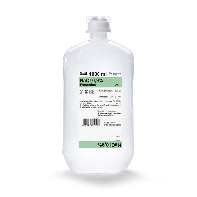 NACL Fresenius 0.9 % 1000ml KabiPac