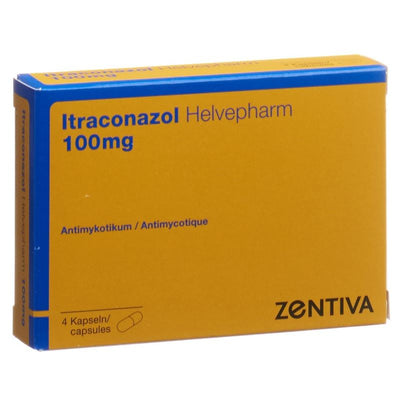 ITRACONAZOL Helvepharm 4 Kaps 100 mg Blist 4 Stk
