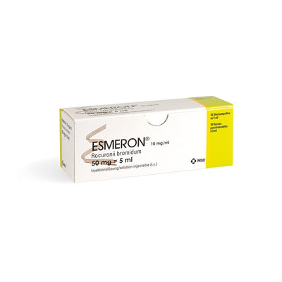 ESMERON Inj Lös 50 mg/5ml 10 Durchstf 5 ml