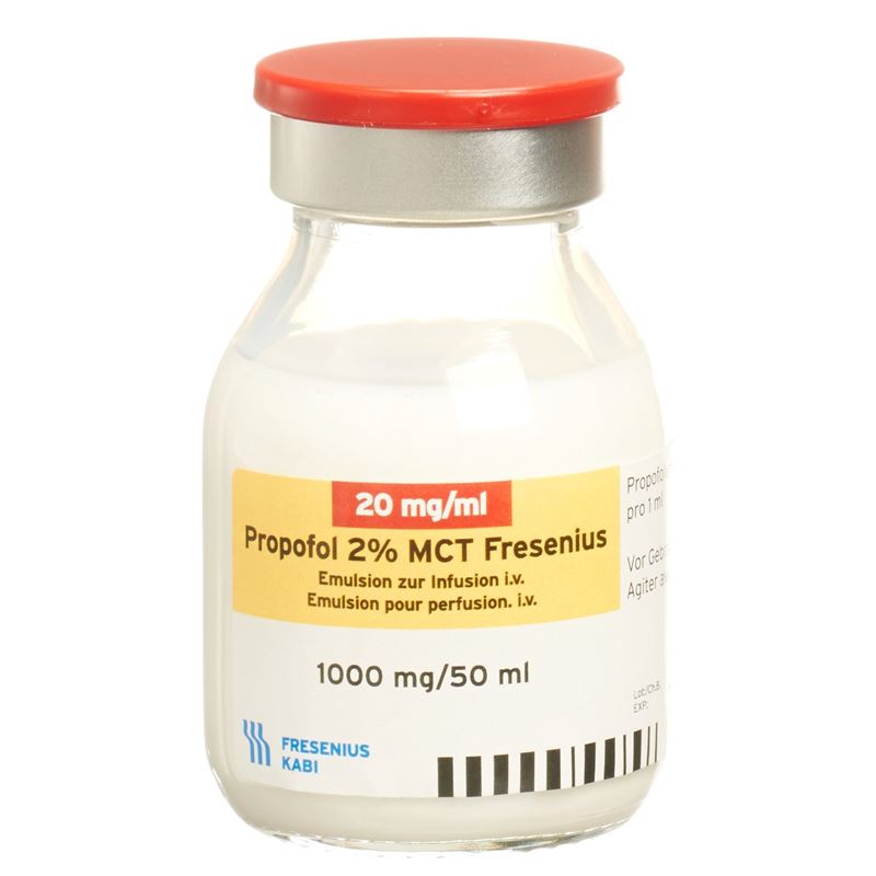 PROPOFOL 2% MCT Fresenius 1 g/50ml Fl 10 x 50 ml