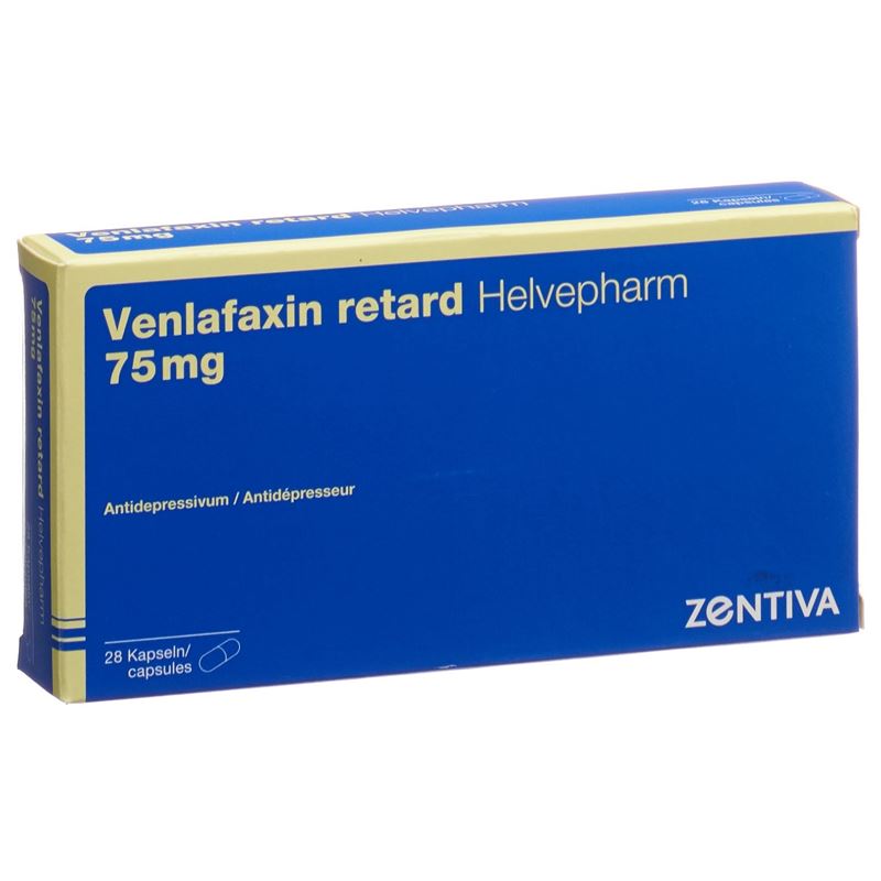 VENLAFAXIN ret Helvepharm Ret Kaps 75 mg 28 Stk