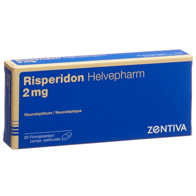 RISPERIDON Helvepharm Filmtabl 2 mg 20 Stk