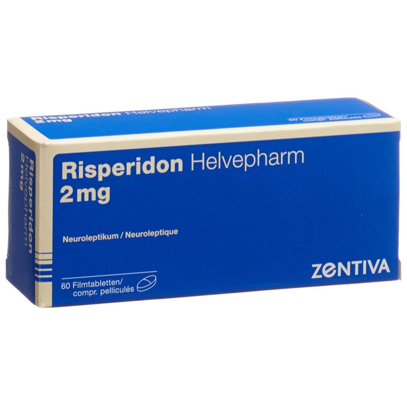 RISPERIDON Helvepharm Filmtabl 2 mg 60 Stk