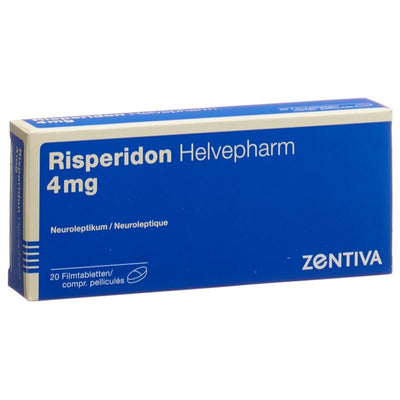 RISPERIDON Helvepharm Filmtabl 4 mg 20 Stk