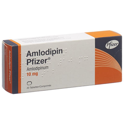 AMLODIPIN Pfizer Tabl 10 mg 30 Stk