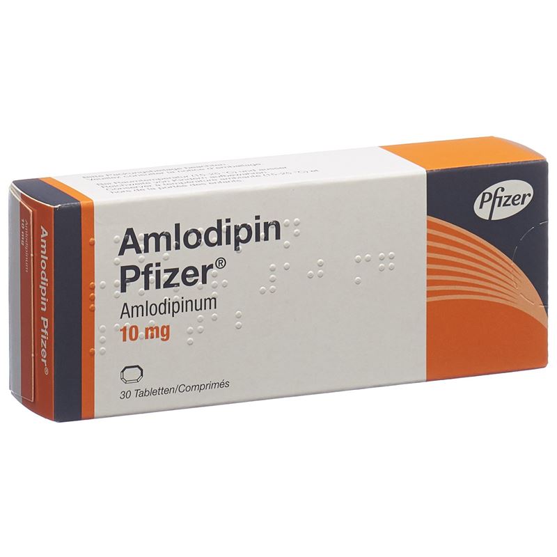 AMLODIPIN Pfizer Tabl 10 mg 30 Stk