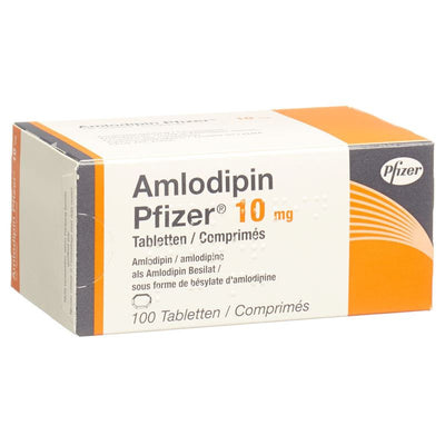 AMLODIPIN Pfizer Tabl 10 mg 100 Stk